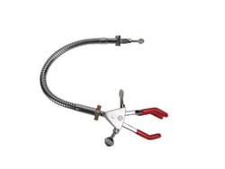 United Scientific™ 3-Prong Clamp With Flexible Extension Rod